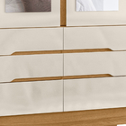 Guarda Roupa Casal San Francisco Com Espelho 6 Portas Freijó