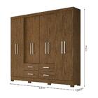 Guarda-roupa Casal San Lorenzo 8 Pt 4 Gv Castanho Wood
