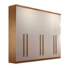 Guarda-roupa Casal Santana 6 Pt Imbuia E Off White