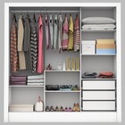 Guarda-roupa Casal Santiago 3 Portas 3 Gavetas Branco – Cario