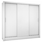 Guarda-roupa Casal Santiago 3 Portas 3 Gavetas Branco - Pnr M
