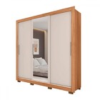 Guarda-roupa Casal Santiago 3 Portas 4 Gavetas Com Espelho 80