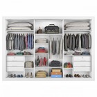 Guarda-roupa Casal Santiago 3 Portas 6 Gavetas 100% Mdf Branc