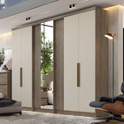 Guarda Roupa Casal Selecto Plus Glass 7 Portas Com Espelho Thb