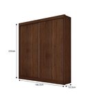 Guarda Roupa Casal Sem Espelho 2 Portas 3 Gavetas São Paulo B