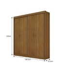 Guarda Roupa Casal Sem Espelho 2 Portas 3 Gavetas São Paulo F