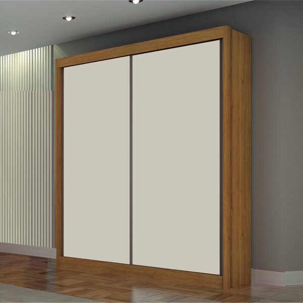 Guarda Roupa Casal Sem Espelho 2 Portas 3 Gavetas São Paulo F