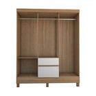 Guarda-roupa Casal Senna 6 Portas 2 Gavetas Amêndola Touch/of