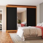 Guarda-roupa Casal Serena 3 Portas 3 Gavetas 2,22 Metros Com