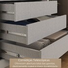 Guarda-roupa Casal Severo 6 Portas 6 Gavetas Com Espelho Capu