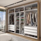 Guarda-roupa Casal Severo 6 Portas 6 Gavetas Ipê/off White -