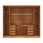 Guarda-roupa Casal Sevila 6 Portas 8 Gavetas 31579 Cinamomo -