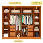 Guarda-roupa Casal Sevila 6 Portas 8 Gavetas 31579 Cinamomo/o