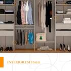 Guarda-roupa Casal Sevilha 2 Portas 4 Gavetas 40230628 Freijó