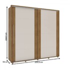 Guarda-roupa Casal Sevilha 2 Portas 4 Gavetas 40230634 Freijó