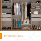 Guarda-roupa Casal Sevilha 2 Portas 4 Gavetas 40230634 Freijó