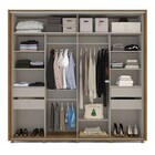 Guarda-roupa Casal Sevilha 2 Portas 4 Gavetas 40230634 Freijó