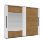 Guarda-roupa Casal Sevilha 2 Portas 4 Gavetas Com Espelho Fle