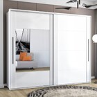 Guarda-roupa Casal Sevilha 2 Portas 4 Gavetas Com Espelho Fle