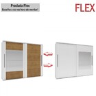 Guarda-roupa Casal Sevilha 2 Portas 4 Gavetas Com Espelho Fle