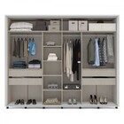 Guarda-roupa Casal Sevilha 3 Portas 4 Gavetas 40230612 Branco
