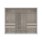 Guarda-roupa Casal Sevilha 3 Portas 4 Gavetas Com Espelho Fle