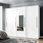 Guarda-roupa Casal Sevilha 3 Portas 4 Gavetas Com Espelho Fle