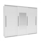 Guarda-roupa Casal Sevilha 3 Portas 4 Gavetas Com Espelho Fle