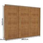 Guarda-roupa Casal Sevilha 3 Portas 4 Gavetas Flex 40230635 F