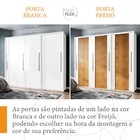 Guarda-roupa Casal Sevilha 3 Portas 4 Gavetas Flex Freijó/bra