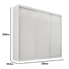 Guarda Roupa Casal Sevilha 3 Portas  Correr 6 Gav.