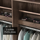 Guarda Roupa Casal Sevilha 3 Portas  Correr 6 Gav.