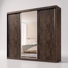 Guarda Roupa Casal Sevilha 3 Pts Correr 6 Gav C/ Porta Espelh