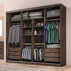 Guarda Roupa Casal Sevilha 3 Pts Correr 6 Gav C/ Porta Espelh