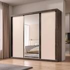 Guarda Roupa Casal Sevilha 3 Pts Correr 6 Gav C/ Porta Espelh