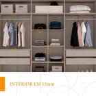 Guarda-roupa Casal Sevilha 6 Portas 4 Gavetas Freijo/off Whit