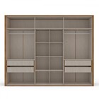 Guarda-roupa Casal Sevilha 6 Portas 4 Gavetas Freijo/off Whit