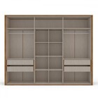 Guarda-roupa Casal Sevilha 6 Portas 4 Gavetas Freijo/off Whit