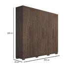 Guarda-roupa Casal Sevilha 6 Portas Wengue Naturale