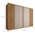 Guarda-roupa Casal Sevilha 6 Pt 6 Gv Buriti E Fendi