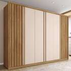 Guarda-roupa Casal Sevilha 6 Pt 6 Gv Buriti E Off White
