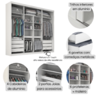 Guarda Roupa Casal Sevilha   C/ 3 Esp