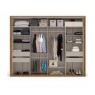 Guarda-roupa Casal Sevilha Flex Com Pés 2 Pt 4 Gv Off White E