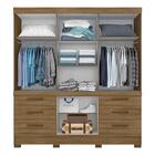 Guarda Roupa Casal Shamar 8 Portas 6 Gavetas Boreal - Móveis