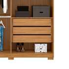 Guarda-roupa Casal Sierra 2 Pt 3 Gv Camaru E Pérola