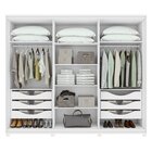 Guarda-roupa Casal Solaris 6 Portas Com Vidro E Pés 100% Mdf