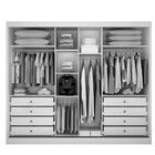 Guarda Roupa Casal Sollo Com Espelho 3 Portas 8 Gavetas 100 M