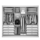 Guarda Roupa Casal Sollo Com Espelho 3 Portas 8 Gavetas 100 M