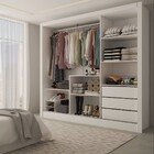 Guarda-roupa Casal Sophia 3 Portas 3 Gavetas Com Espelho Bran