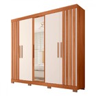 Guarda-roupa Casal Sophia 5 Portas 2 Gavetas Com Espelho Frei